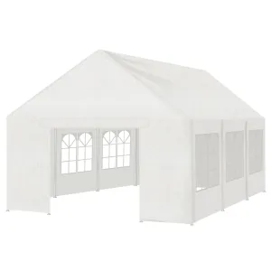 6x6m Water-Resistant Outdoor Event Marquee Gazebo