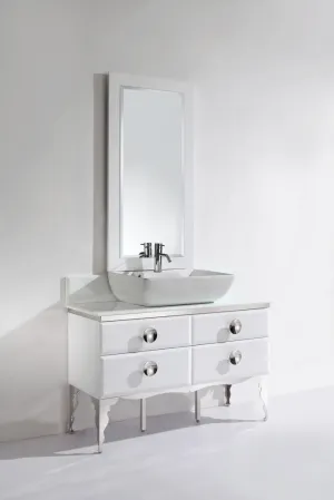 Aquamoon Avatar 47 Modern Bathroom Vanity Set - White