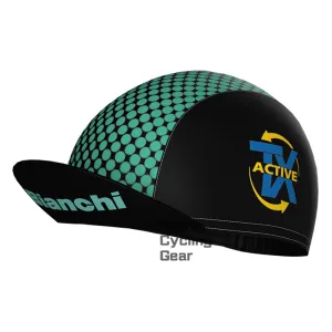 black Bianchi Cycling Cap