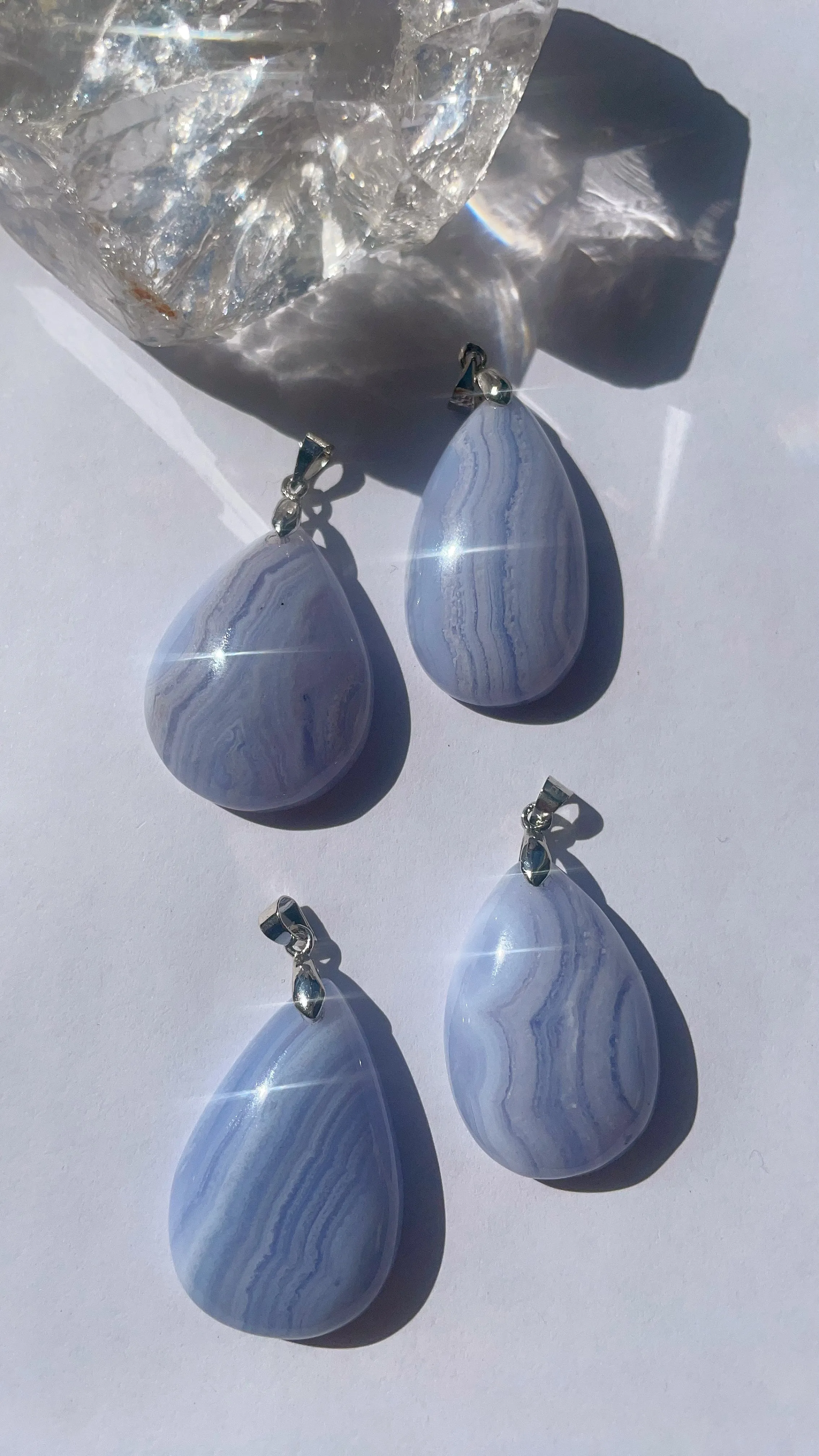 Blue Lace Agate Pendant