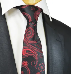 Burgundy Artisan Paisley Men's Tie