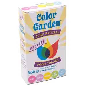 Color Garden Pastel Multi-Pack Food Coloring 5(6g) Packets Box