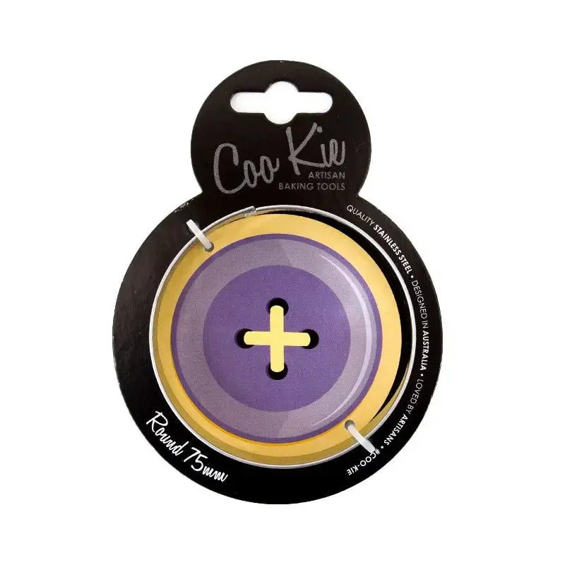 Coo Kie Round Cookie Cutter - 7.5cm