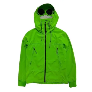 Cp Company Green Soft Shell Goggle Jacket