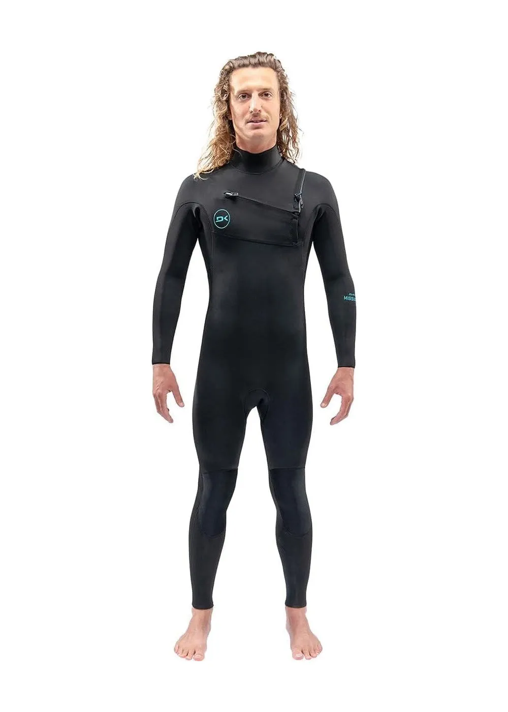 Dakine Mens Mission 3/2mm Chest Zip Steamer Wetsuit