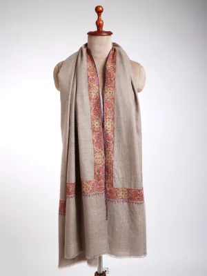 Handmade Sozni Work Indian Pashmina Shawls