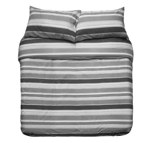 Indiana Bed Quilt Cover Set Range Grey