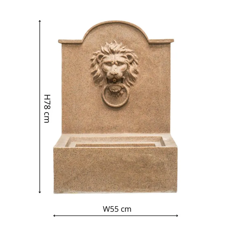 Ivyline Luxury Lion Water Feature