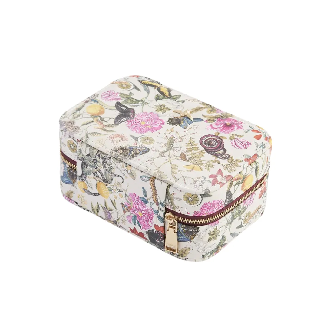 Large Floral Engravings Jewelry Box