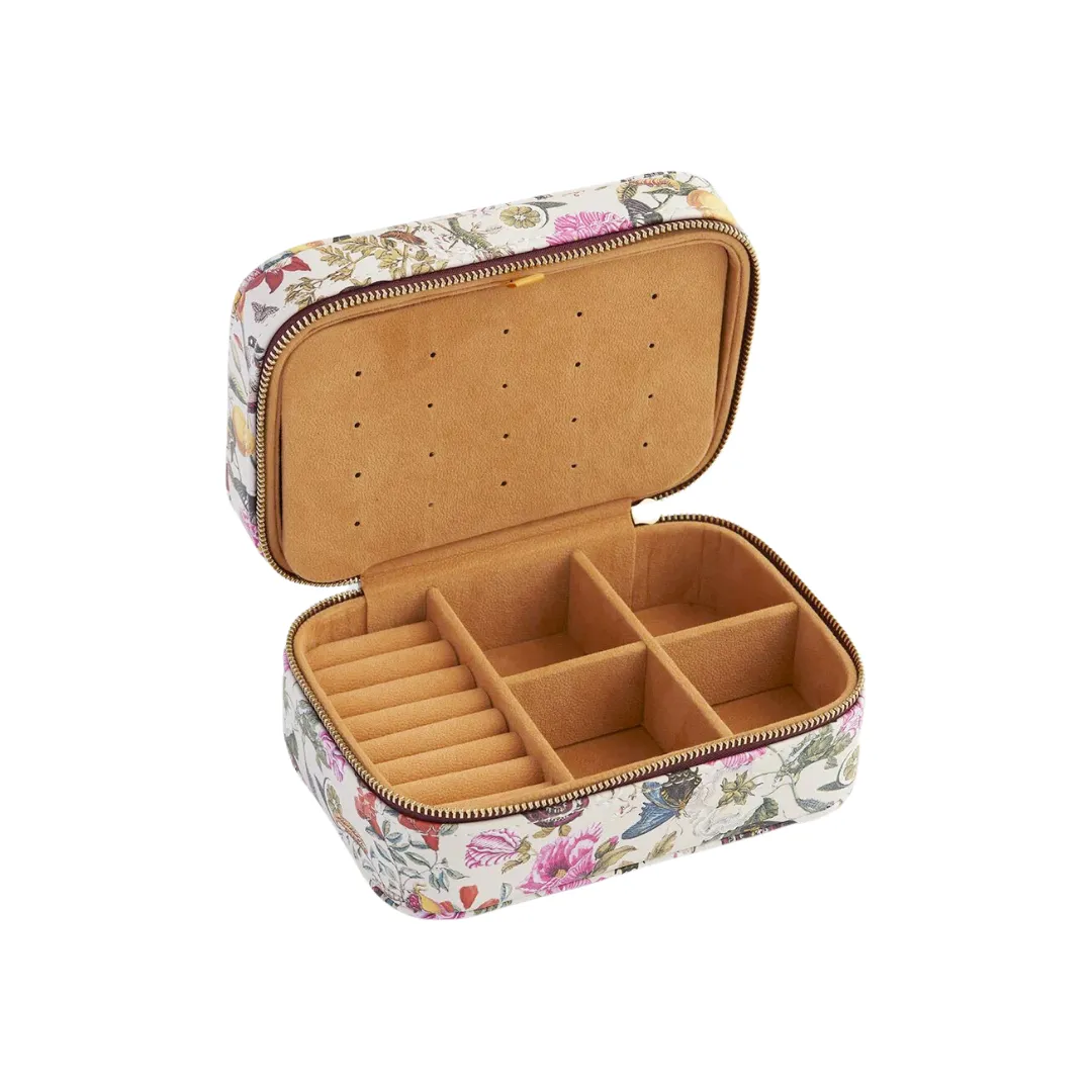 Large Floral Engravings Jewelry Box