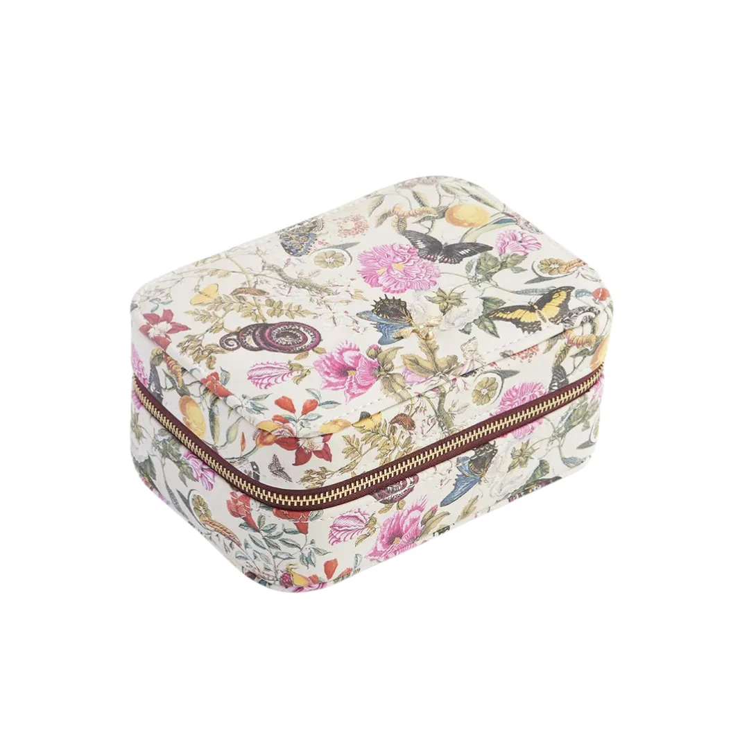 Large Floral Engravings Jewelry Box