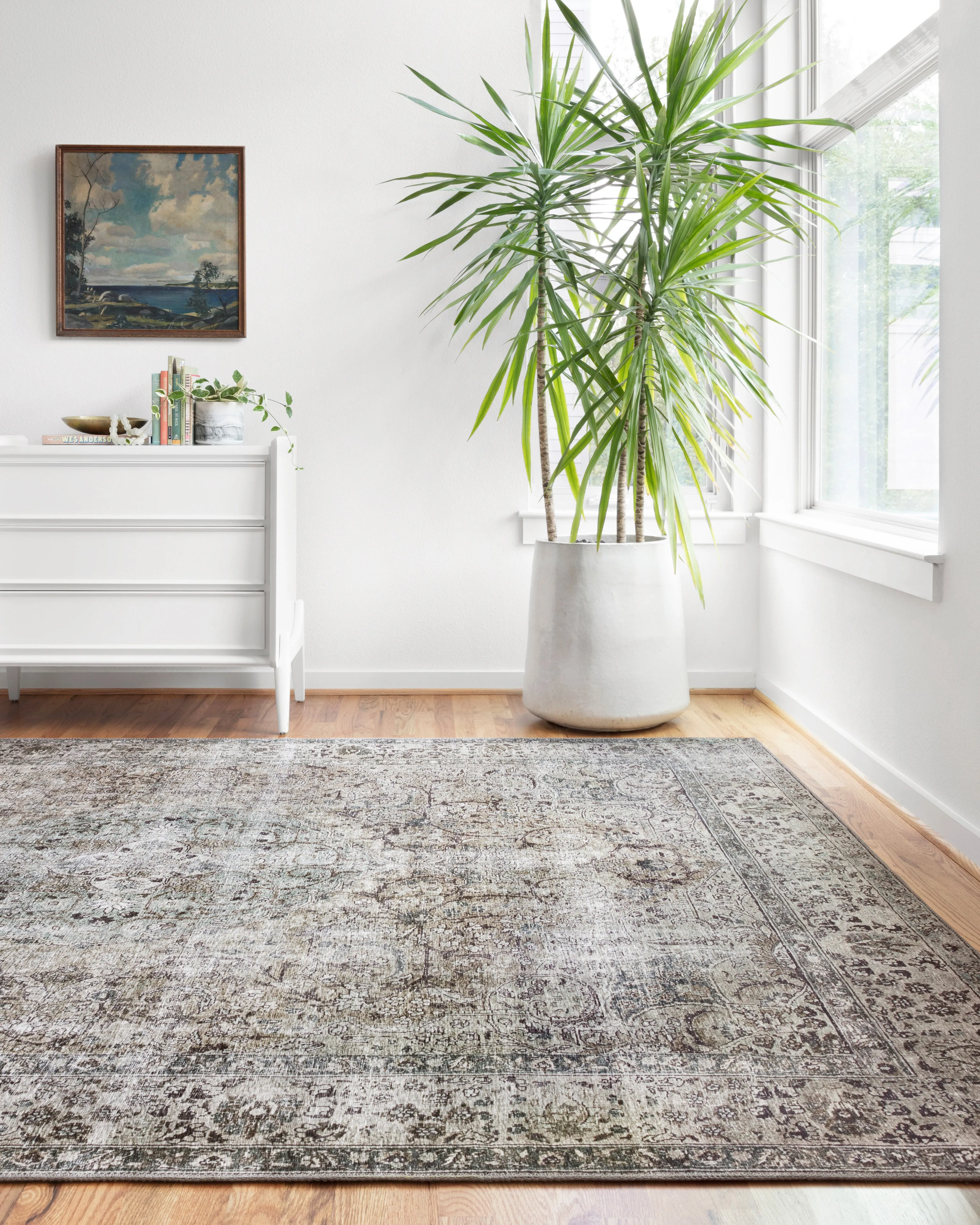 Layla Rug in Taupe & Stone