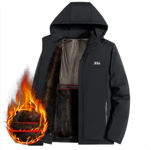 Men's Mink Fur Lined Windbreaker (3 colors)