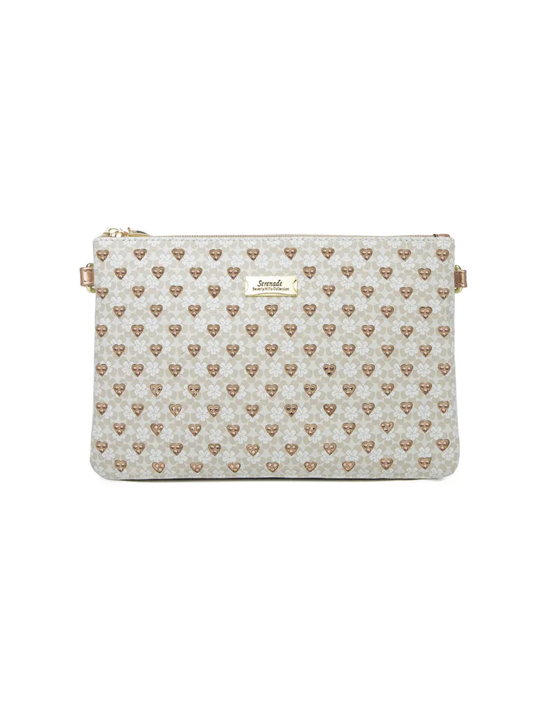 Miss Serenade - CP17-1010 Dylan PU Crossbody - Beige