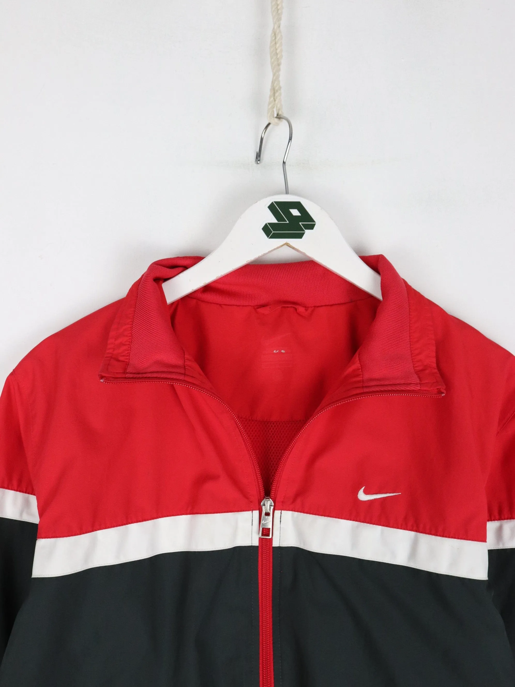 Nike Windbreaker Youth M/L Red Swoosh Jacket