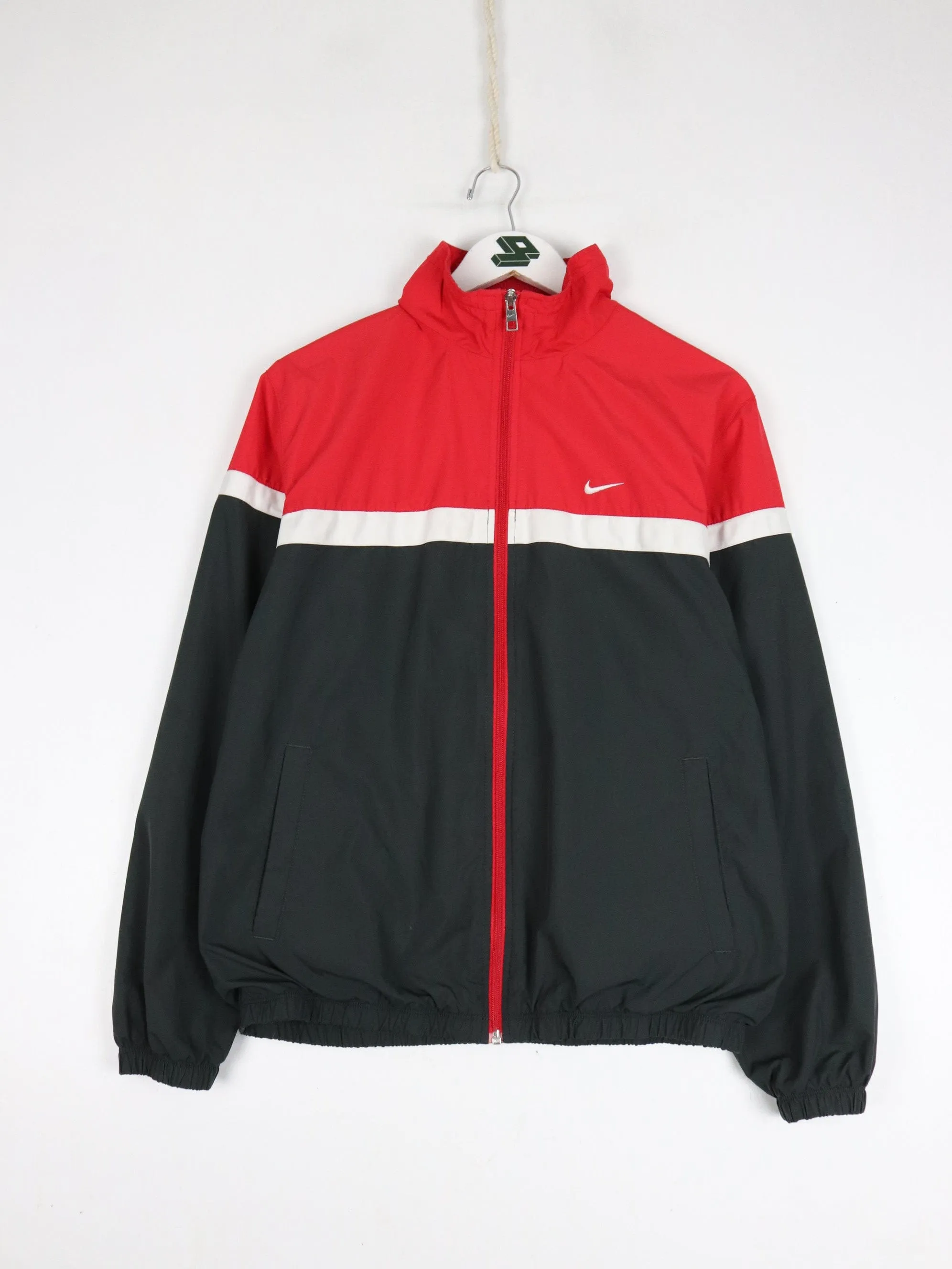 Nike Windbreaker Youth M/L Red Swoosh Jacket