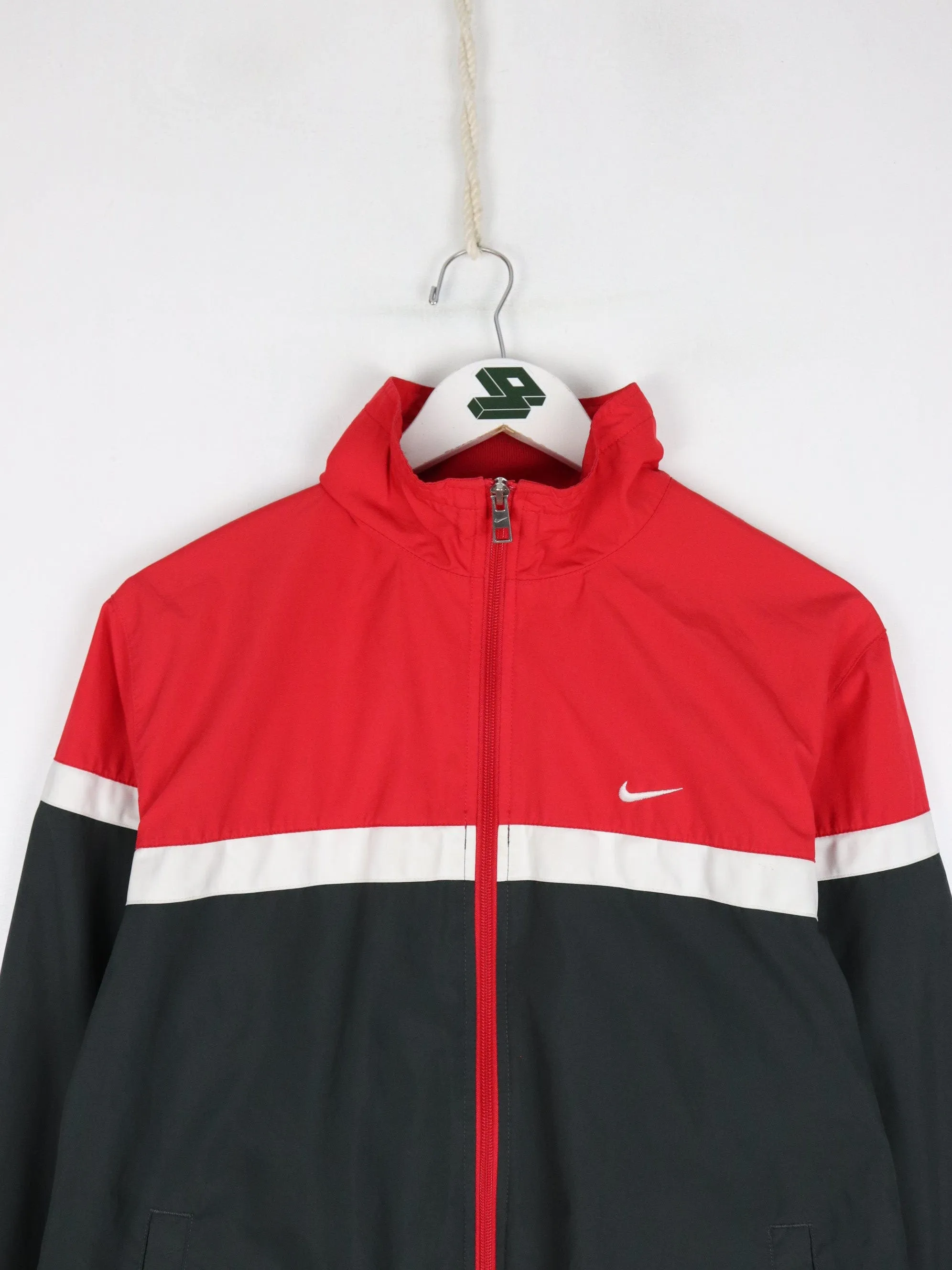 Nike Windbreaker Youth M/L Red Swoosh Jacket