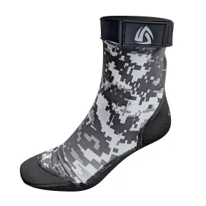 Open Box Tilos 2.5mm Sport Skin Socks (Digital Gray, L - Size 10-11)