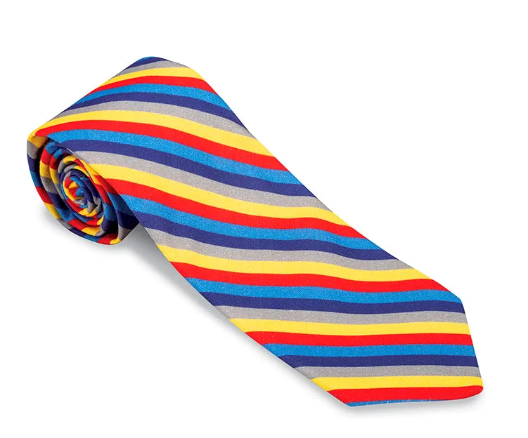 Primary Emory Stripes Necktie - F5275