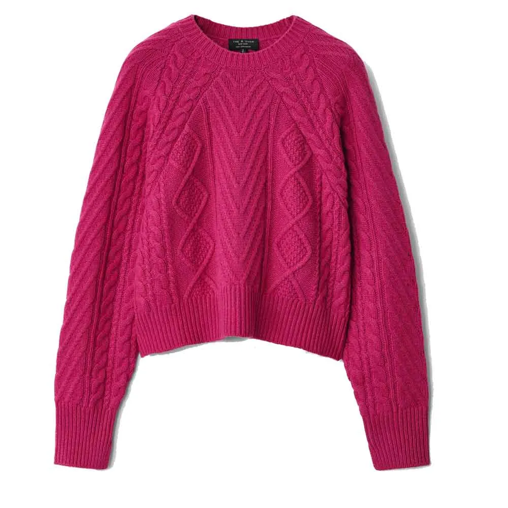 Rag & Bone Pierce Cashmere Cable Sweater