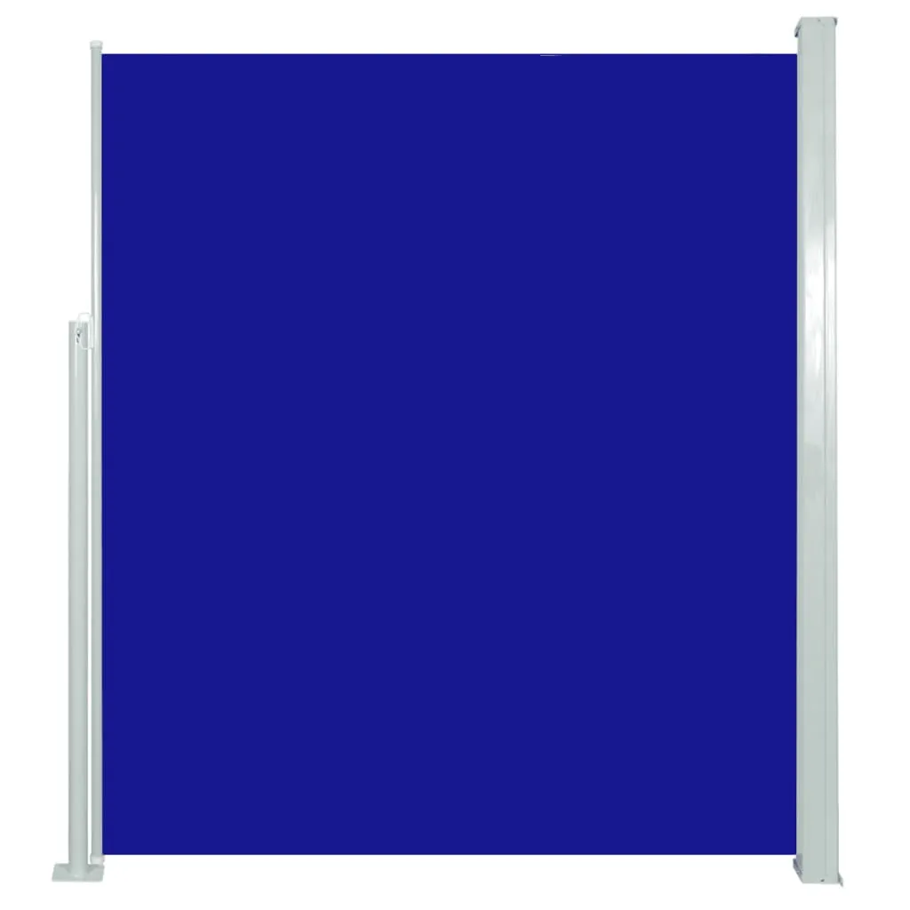 Retractable Side Awning 160 x 500 cm Blue