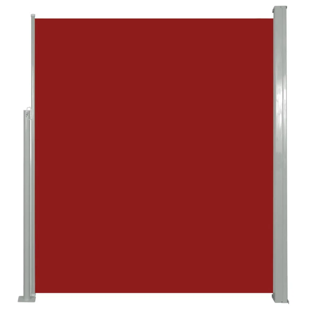 Retractable Side Awning 160 x 500 cm Red