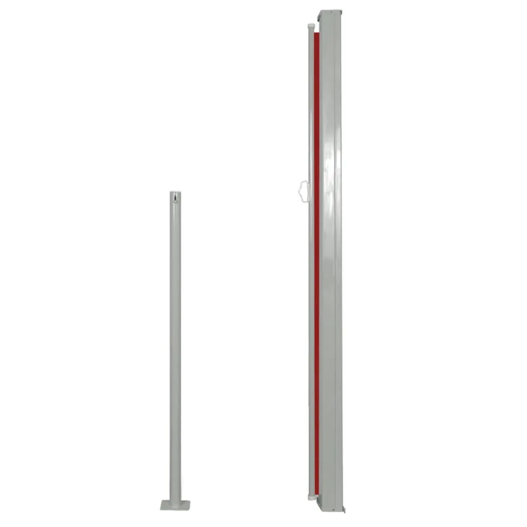 Retractable Side Awning 160 x 500 cm Red