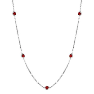 Ruby Station Necklace