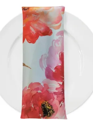 Spring Blossom Polyester Napkins (10 Count)