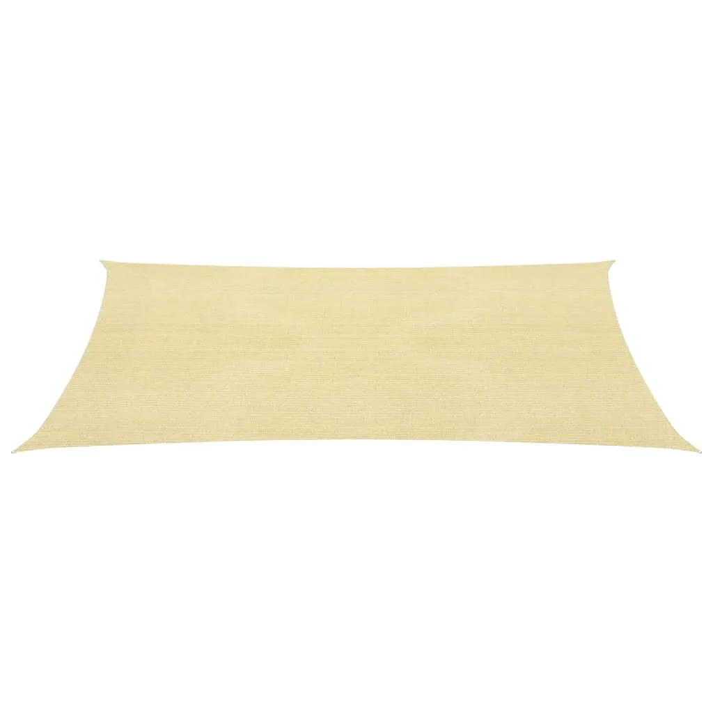 Sunshade Sail 160 g/m² Beige 2.5x4.5 m HDPE