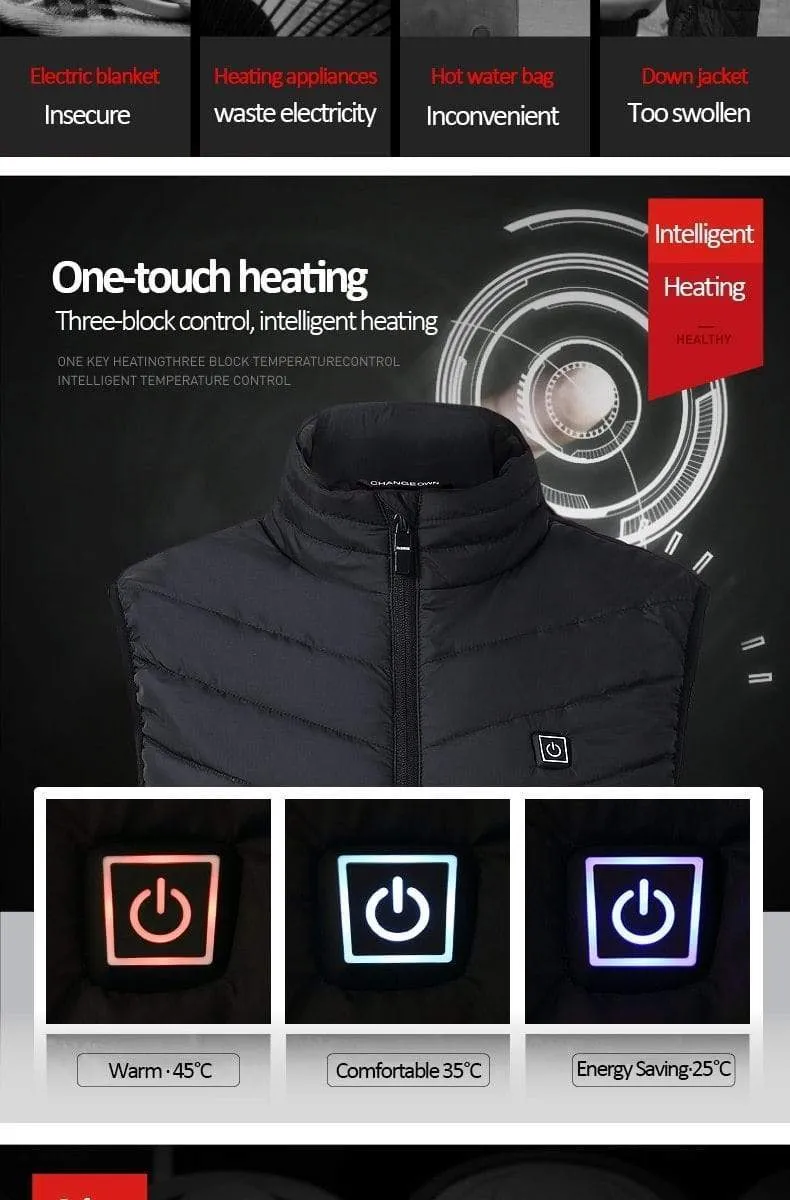 USB Best Heating Winter Jackets (Waterproof for Men and Women)