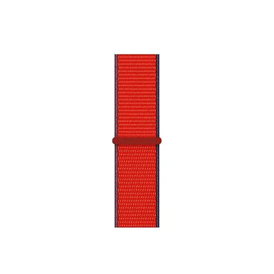 Woven Nylon Strap For Apple Watch 42/44/49mm-RED